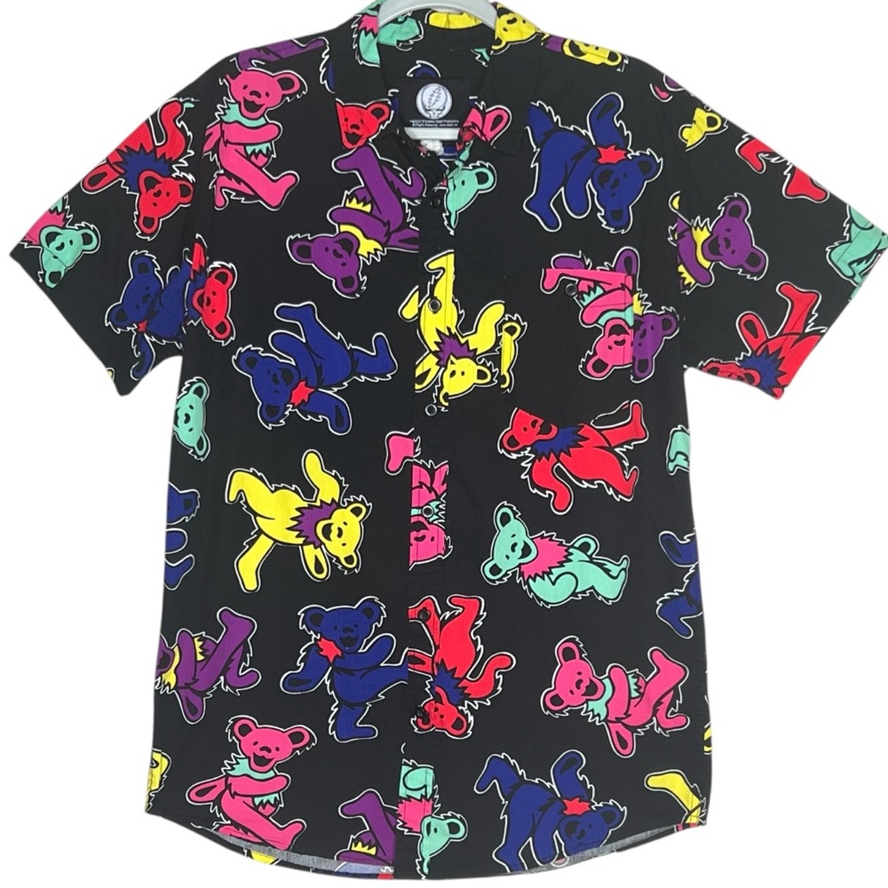 Grateful Dead Dancing Bears Shirt Size M Deadheads Fandom Band Dopamine Hippie